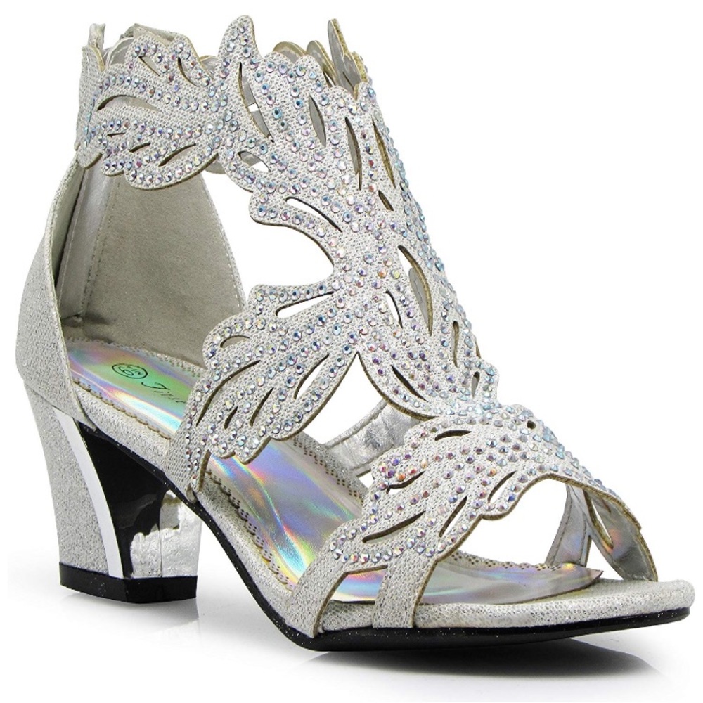 Silver Heels Size 11